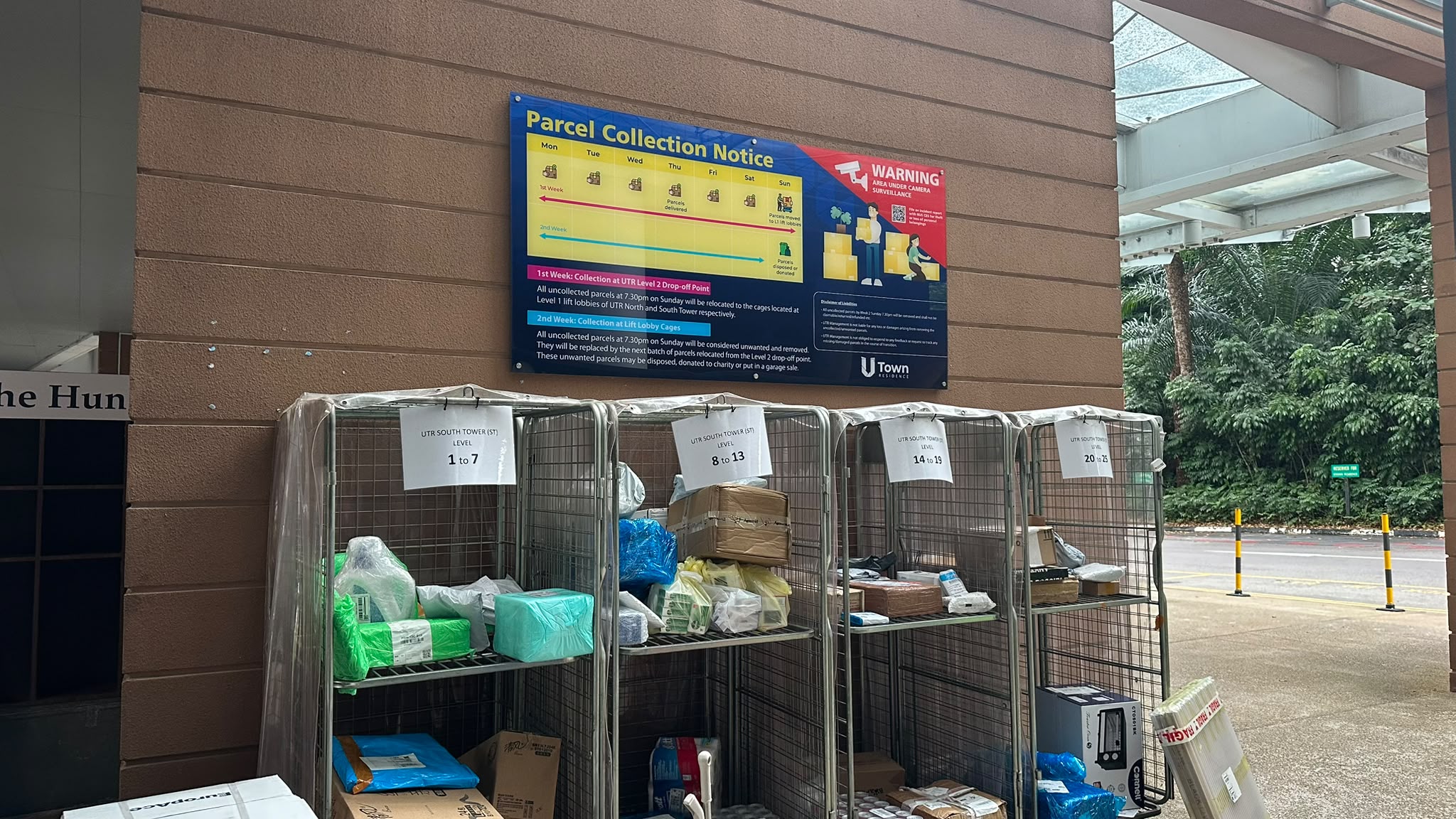 South Tower Parcel Collection Point